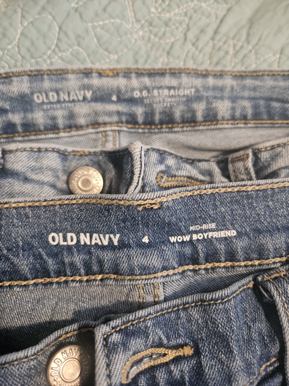 Lot Of 2 Old Navy Jeans. Size 4